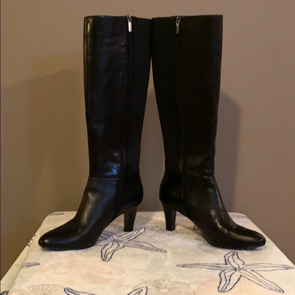 Tall Black Bandolino High Heeled Boots